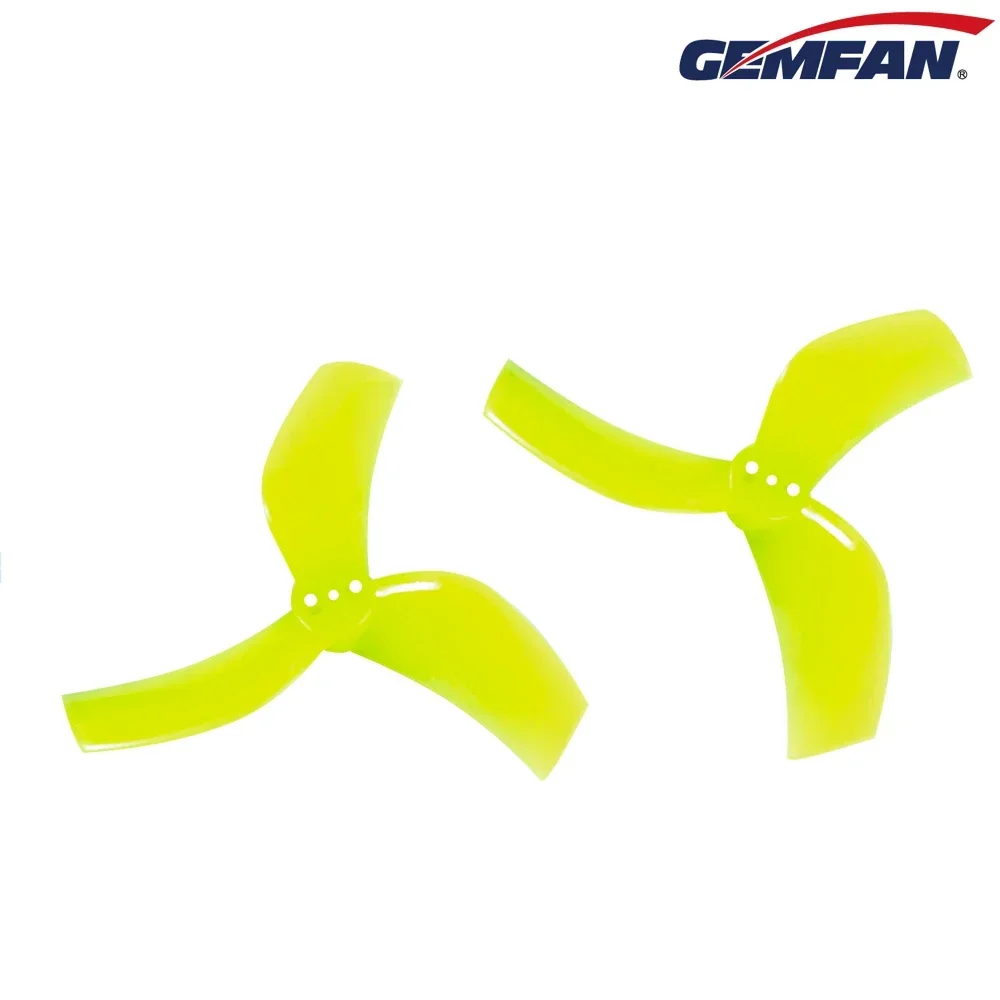8 أزواج/12 أزواج Gemfan 63 مللي متر الدعائم الأنبوبية PC 3-Blade المروحة CW CCW لمحرك 1105-1108 Cinewhoop RC FPV سباق بدون طيار #4