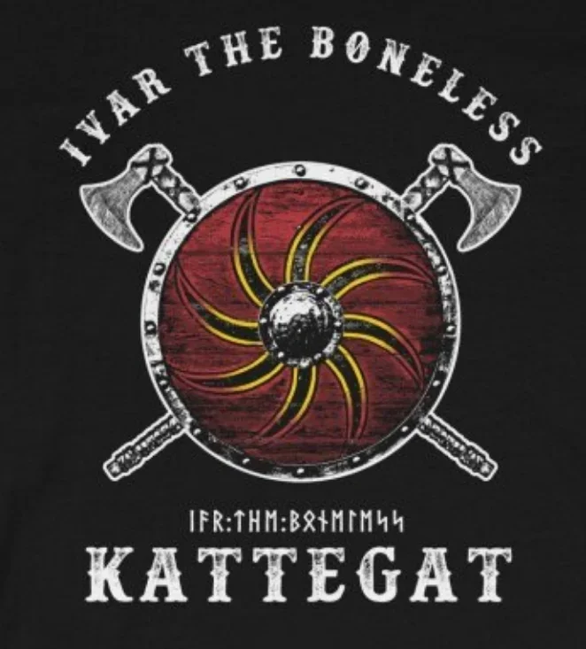 Ivar The Boneless Pagan Army Vi King Warrior Shield تي شيرت 100% قطن س الرقبة قصيرة الأكمام عادية قميص رجالي حجم S-3XL