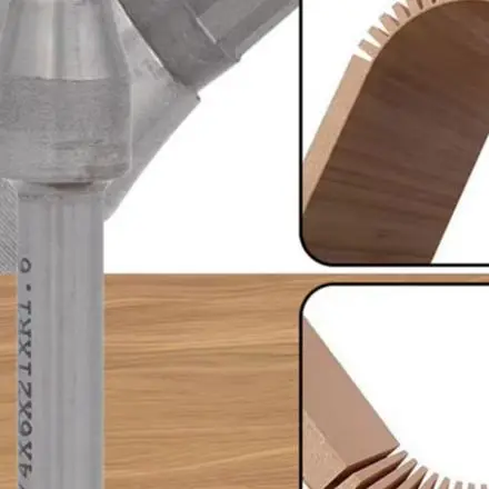 V-Groove for tct Milling Cutter for Wood Bending Suitable for Both Straight-Line and Curvilinear Grooving Operations