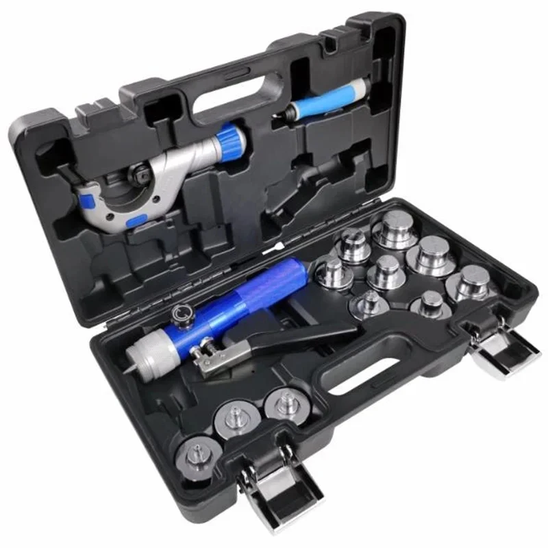 CT300A Hydraulic Expander Kit Copper Tubing Swaging 10-42mm Range 7 Heads Manual Copper Pipe Expanding Set