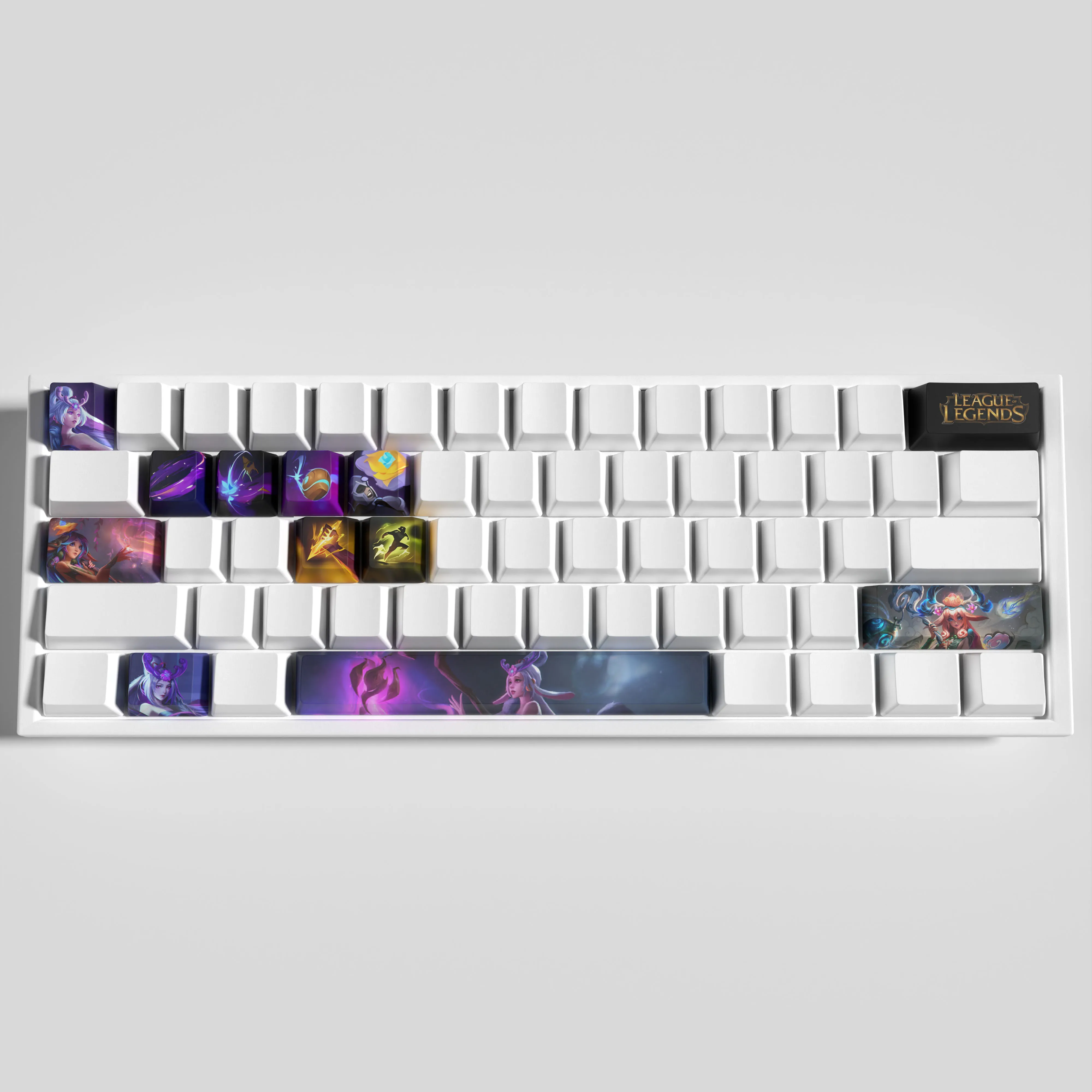 Lillia keycaps League of Legends keycaps  game keycaps OEM Profile 12keys PBT dye sub keycaps