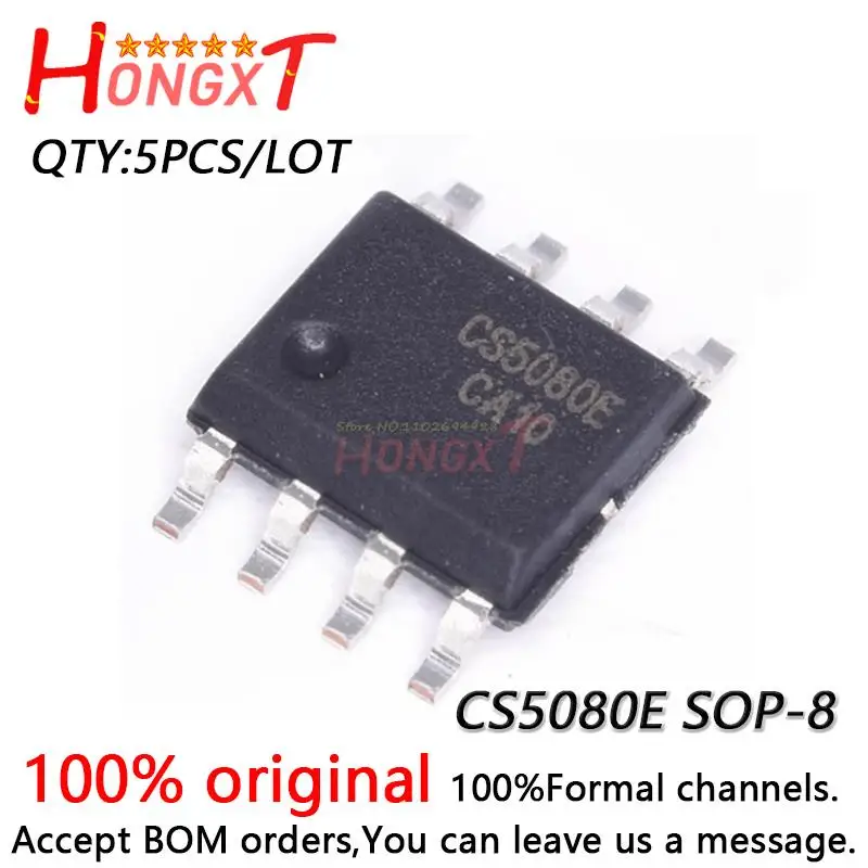 5PCS 100% NEW CS5080E CS5082E CS5090E CS5095E CS8118E CS8305E CS8505E SOP-8.Chipset