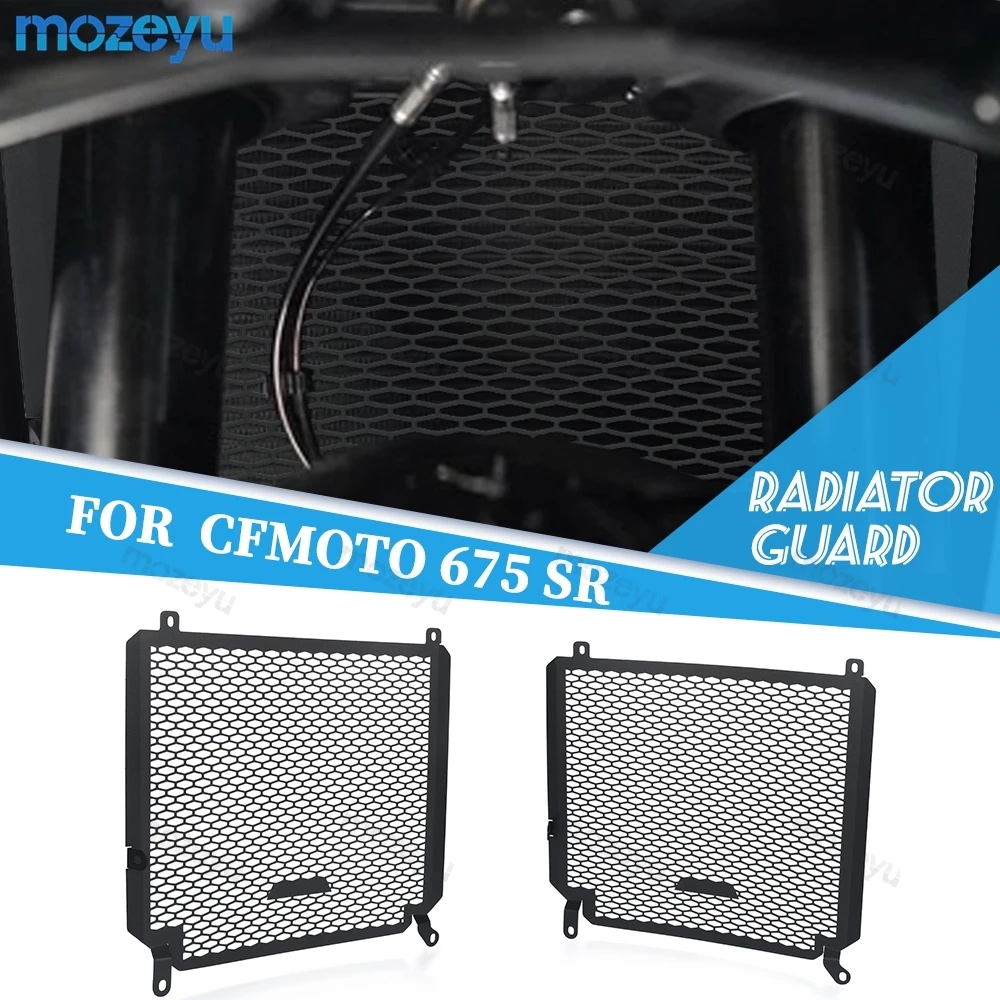 

For CFMOTO CF MOTO 675SR-R 675SRR 675SS 675 SRR SS 2026 2025 2024 Motorcycle Radiator Guard Protection Grille Cover Protector