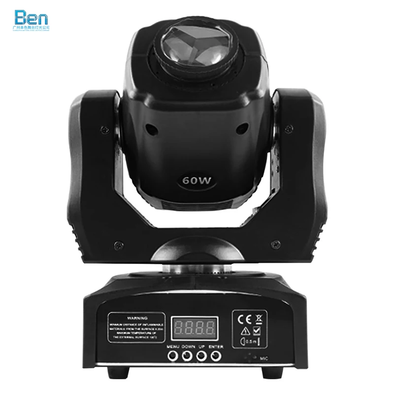 

60w RGB Moving Head Pattern Light Led Moving Head Beam Moving Head for Disco Bar KTV Wedding Party Lights