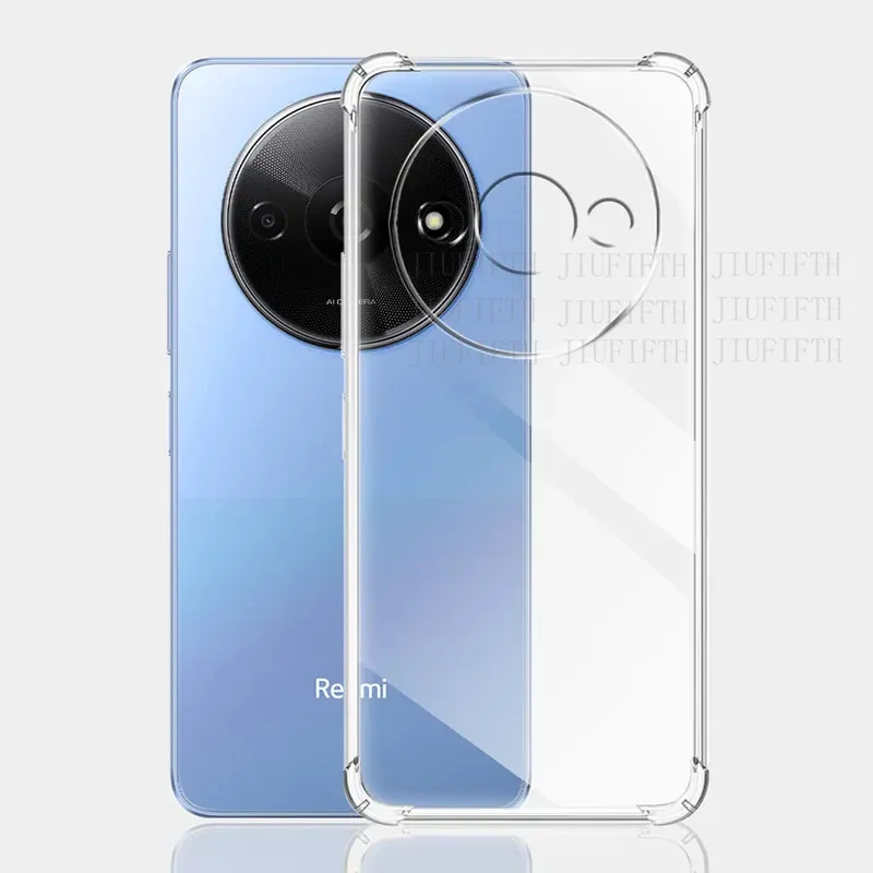 

Shockproof Clear For Xiaomi Redmi A3 Pro A3X X 15 15Pro Soft Clear Silicone Phone Case Coque Protect Cover Little Poco C61 Funda