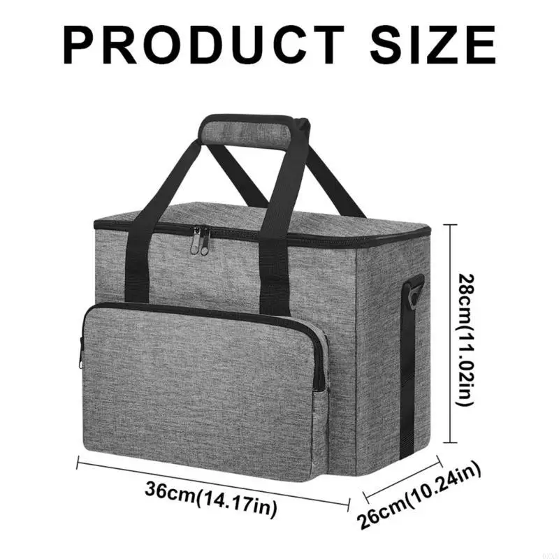 حقيبة منظم محطة الطاقة الخارجية قماش مقوى مقاوم للغبار للسفر 0XXB #6