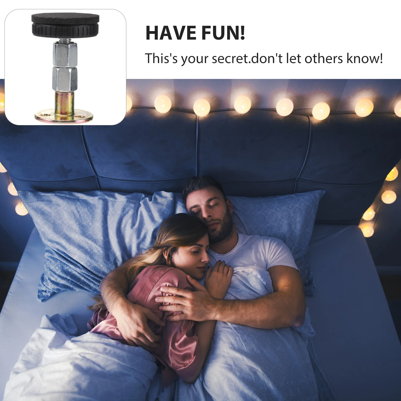 

4Pcs Bedside Fixator Adjustable Metal Anti-Sloshing Actuator Wall Stabilizer Bed Frame Tool Furniture Stabilizer Prevent Noise