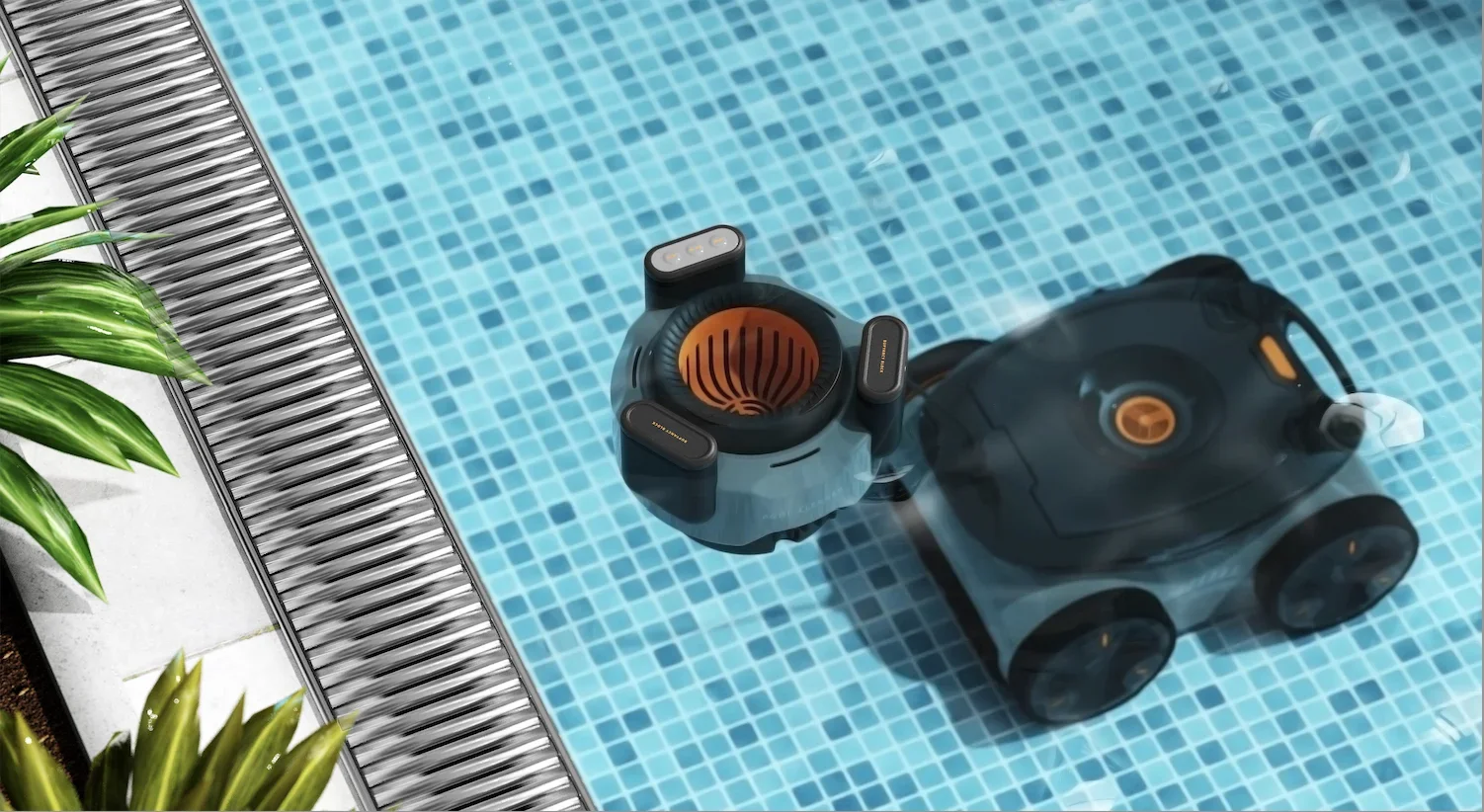 2024 자동 무선 수영장 청소 로봇 기계, 수영장 청소 기계