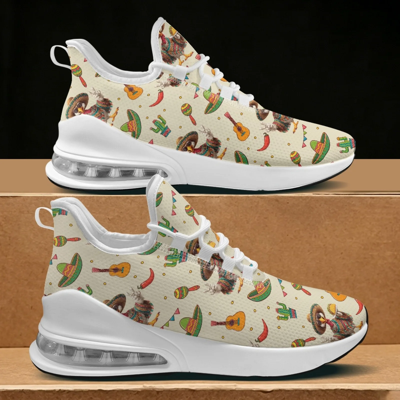XIXIRIMIDO Thanksgiving Air Cushion Shoes for Woman Autumn/Winter 2026 Collection Shoes Women's Running Sneaker Festive Gifts