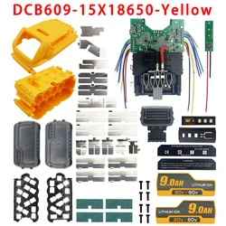 DCB609 Lithium Battery Plastic Case PCB Charging Protection Circuit Board Box Housings For DeWalt 20V 60V Battery DCB606 DCB612