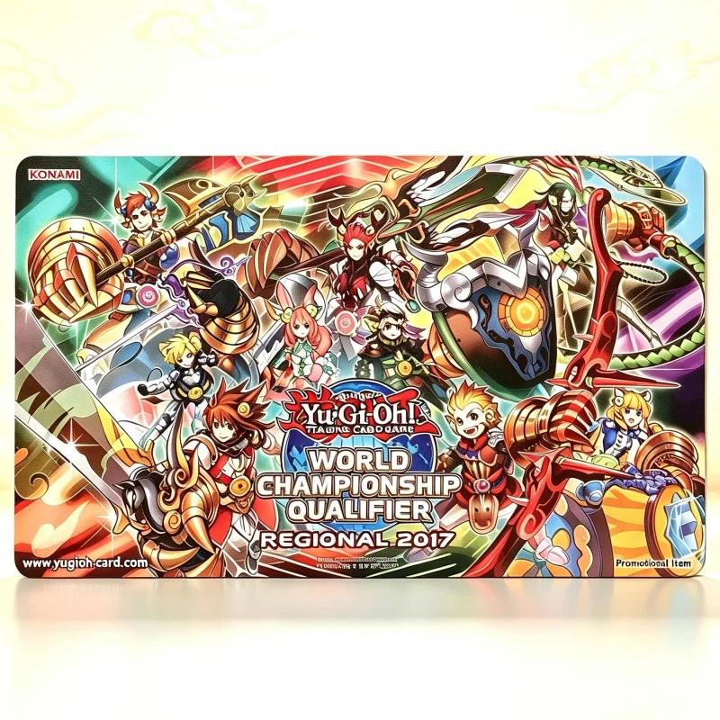 600x350mm Yu-Gi-Oh！DIY WCQ Regional 2017 Playmat 2mmSeamlessEdge Zoodiac Bunnybast/Ratpier Single Rubber Board Game Card Mat Toy