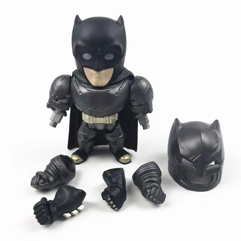 Batman Armor Action Figure Movable Joint Dark Knight Exchangeable Head Desktop Ornaments Adult Collector Toy view 4