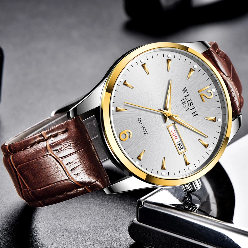 Smartwatch Luxury Watches - ساعة يد رجالية فاخرة بحركة كوارتز،