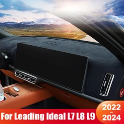 For Leading Ideal LiXiang L7 L8 L9 2022 2023 2024 Car Dashboard Sun Shade Cover Instrument Desk Non-slip Mat Pad Accessories