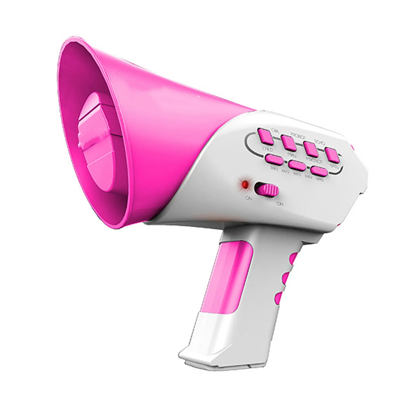 

Портативный многофункциональный голосовой модулятор (7 голосов) с ритмометром и усилителем звука для детей, случайный цвет, игрушка-громкоговоритель