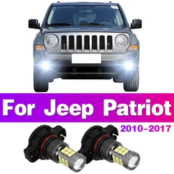 2PCS LED Car Front Fog Light Bulbs Lamps 2504 PSX24W 12276 Accessories For Jeep Patriot 2010 2011 2012 2013 2014 2015 2016 2017