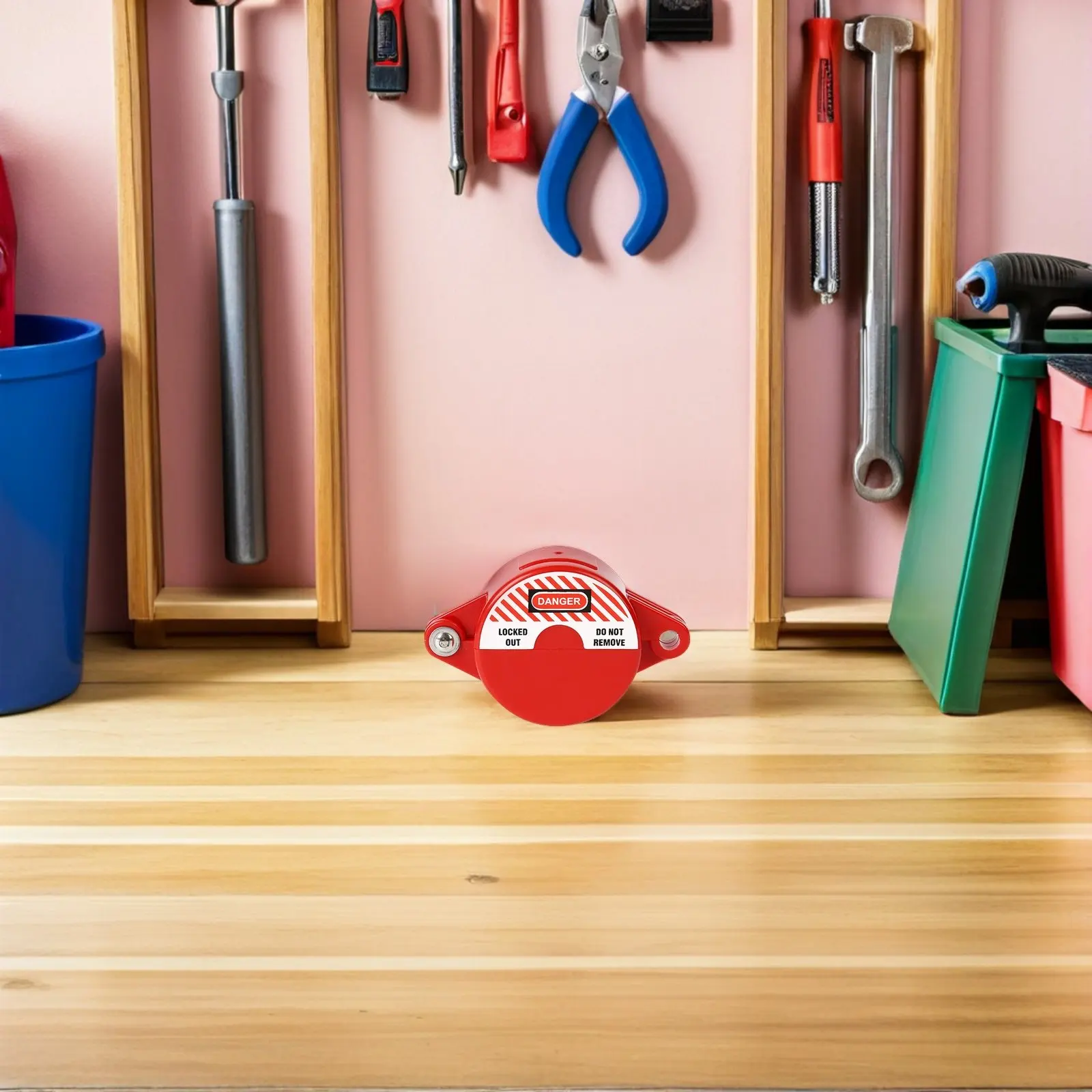 

Промышленный замок для водяного клапана из АБС-пластика, усиленный, для газовых баллонов, уличных кранов и вентилей, 1-2,5 дюйма (25-64 мм)