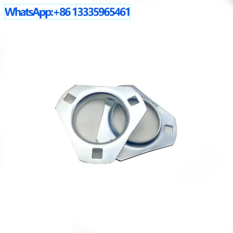 

50PCS Outer spherical triangular steel plate stamping bearing seat, high temperature load bearing holder PFT206