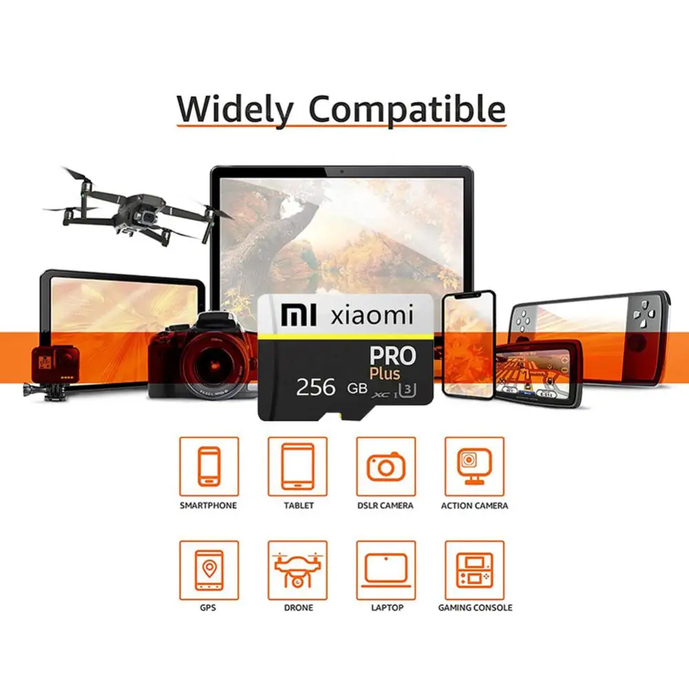 Xiaomi Mijia Memory Card Original 1TB High Speed Micro TF SD Card 512GB SD Card V30 U3 TF Card For Nintendo Switch Tablet Drone