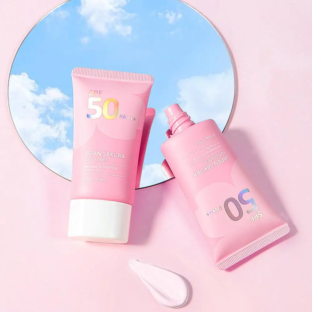 

Sakura Moisturizer Sunscreen Cream Protector UV Protective And Face Cosmetics Anti Oxidant Moisturizing Cream Isolating V9T8