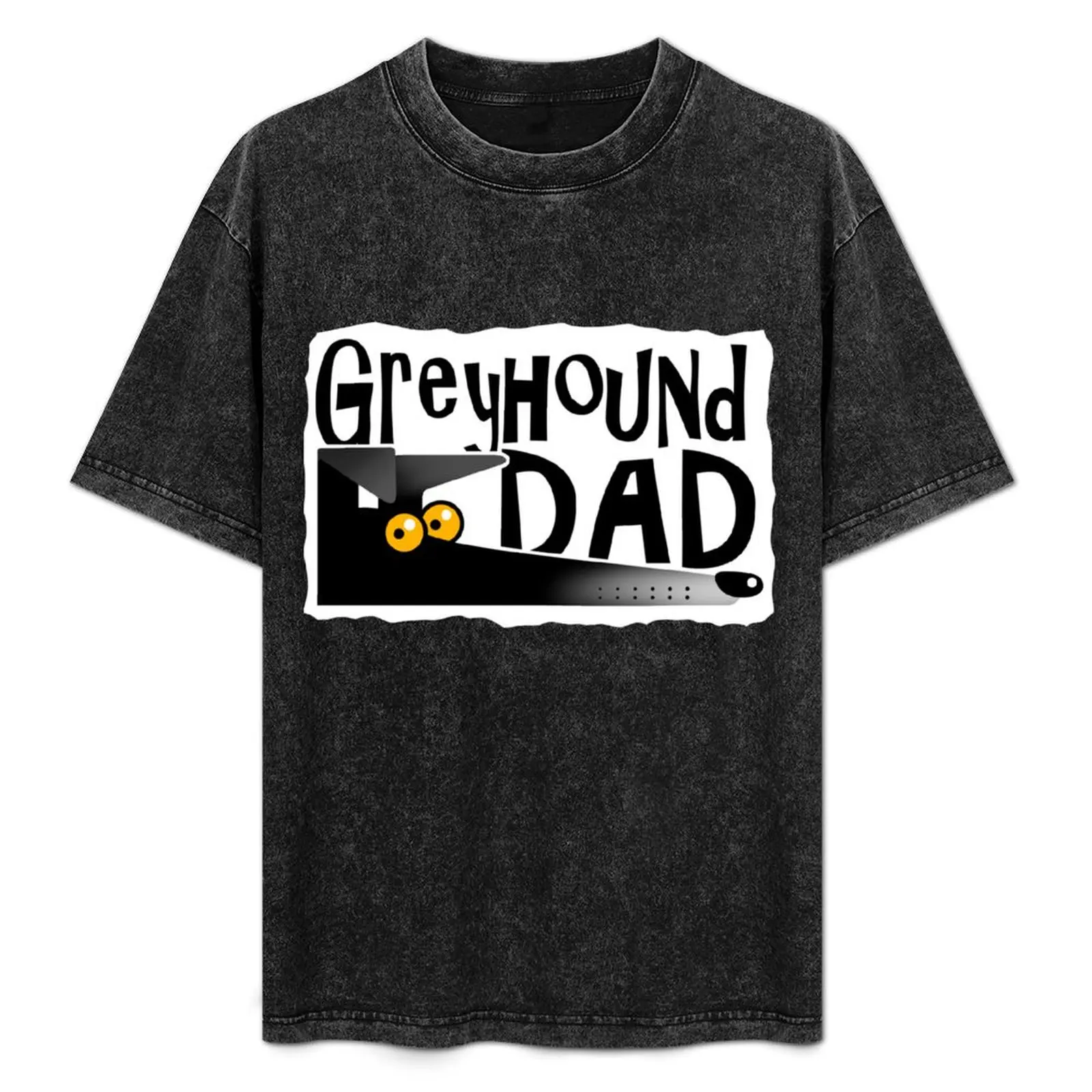 

Greyhound Dad (black) T-Shirt Fashion Letter Print T-Shirt
