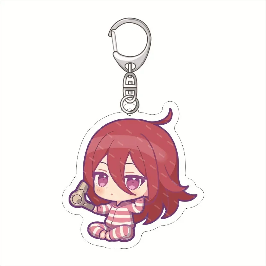 Pajamas Theme Anime Peripherals Creative Q Isagi Yoichi Football Boy Lightweight Keychain 6cm Double-sided HD Pattern Printed