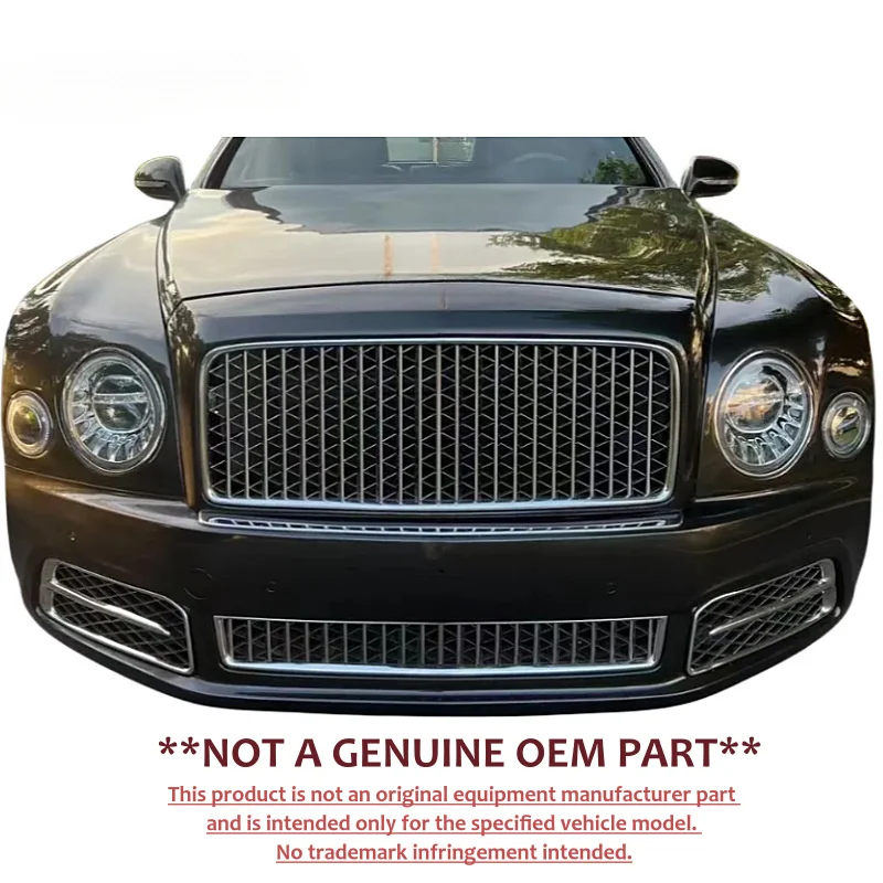 For Bentley Mulsanne Old To New Upgrade Body Kit Galvanized Front Grille Exterior Modification Parts