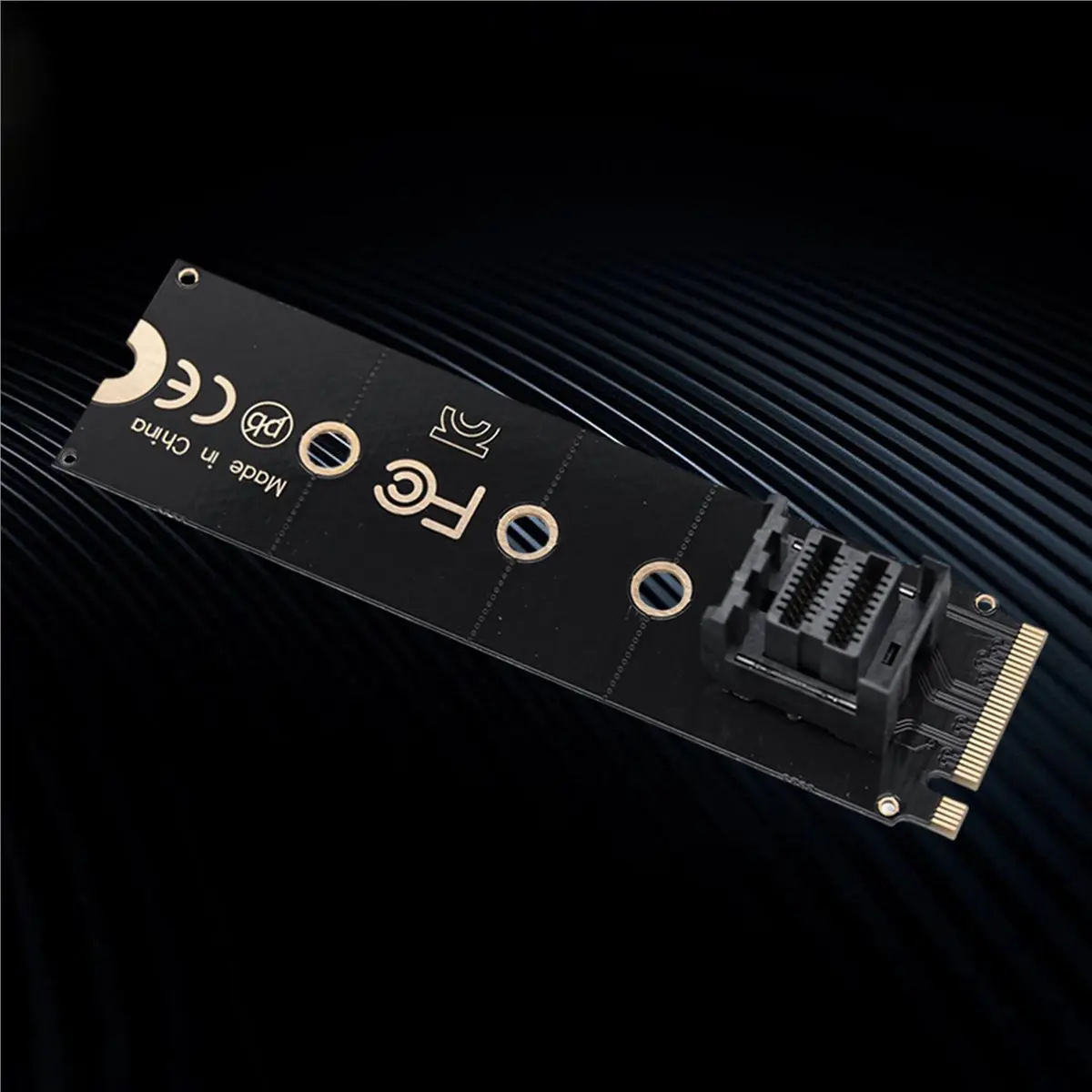 update. 2X M.2 NVME to U.2 Converter Card Mkey PCIeX4 M.2 PCIe to SFF8643 Hard Disk Adapter Card M.2 NVME Support 2230/42/60/80