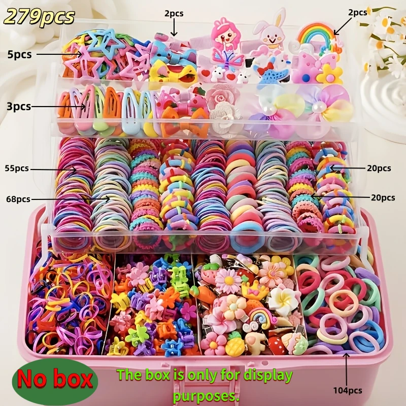 Travel Accessories For 6 Year Old - A Set of 279 Pieces [Colors