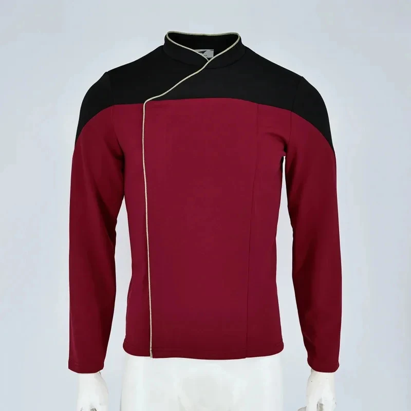 

Cosplay Prodigy Captain Kathryn Janeway Starfleet Uniforms Jacket Costumes Male Tops for Men Adult ST Prop FD1;6