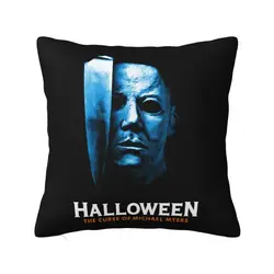 Halloween Michael Myers Cushion Cover Soft Horror Movie Character Pillow Case Sofa Car Square Pillowcase Living Room Decoration