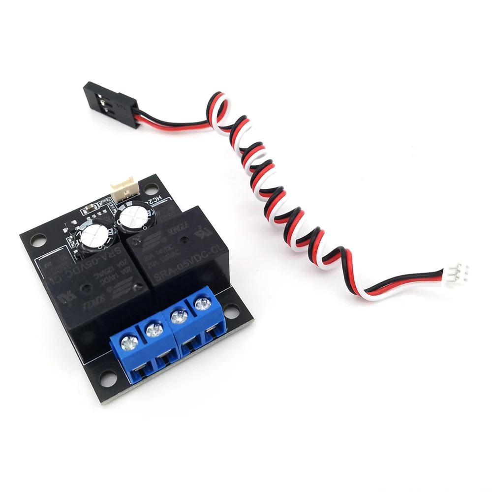 7-28V Brushed DC Motor Controller 20A 2-Ways Receiver Control Switch Relay Forward Reverse 5V/300MA UBEC For RC Model Boat Car