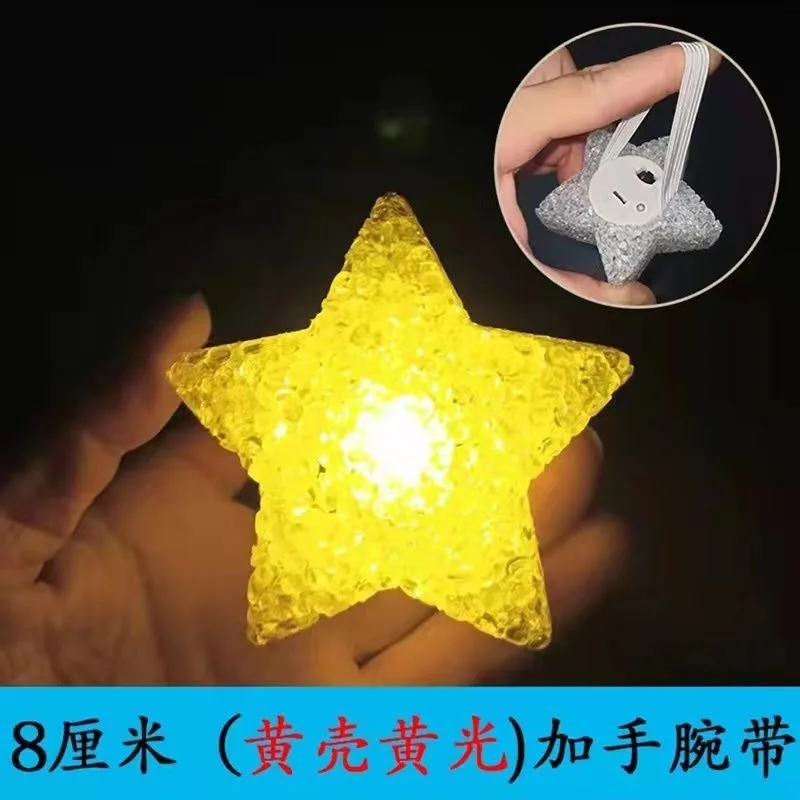 ‌ ไฟ LED รูปดาวแบบพกพาสำหรับงานคอนเสิร์ต ปาร์ตี้ แสงสว่างตกแต่งคริสตัล สร้างบรรยากาศงานแสดง งานแต่งงาน ร้องเพลง สำหรับผู้ชม