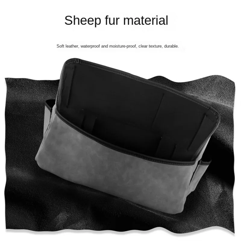 Auto Hinten Sitz Lagerung Tasche Lagerung Rack Hängen Tasche Box Tissue Telefon Lagerung Filz Tasche Müll Kann Lagerung Rack Automotive Teile
