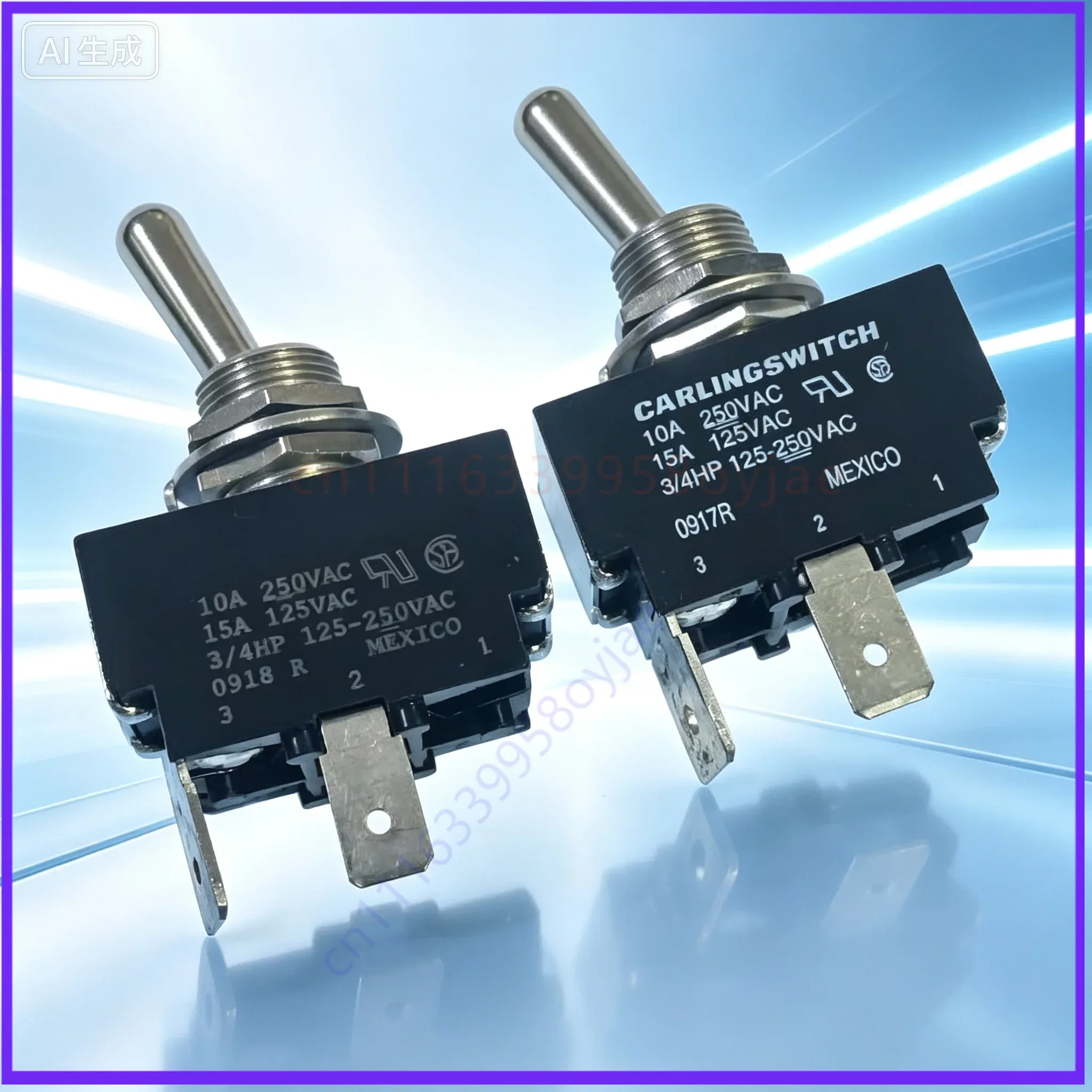 Toggle Switch 2GA91 2-Pin 2-Position 10A for 3/4HP T85/55 Rocker Control  10pcs
