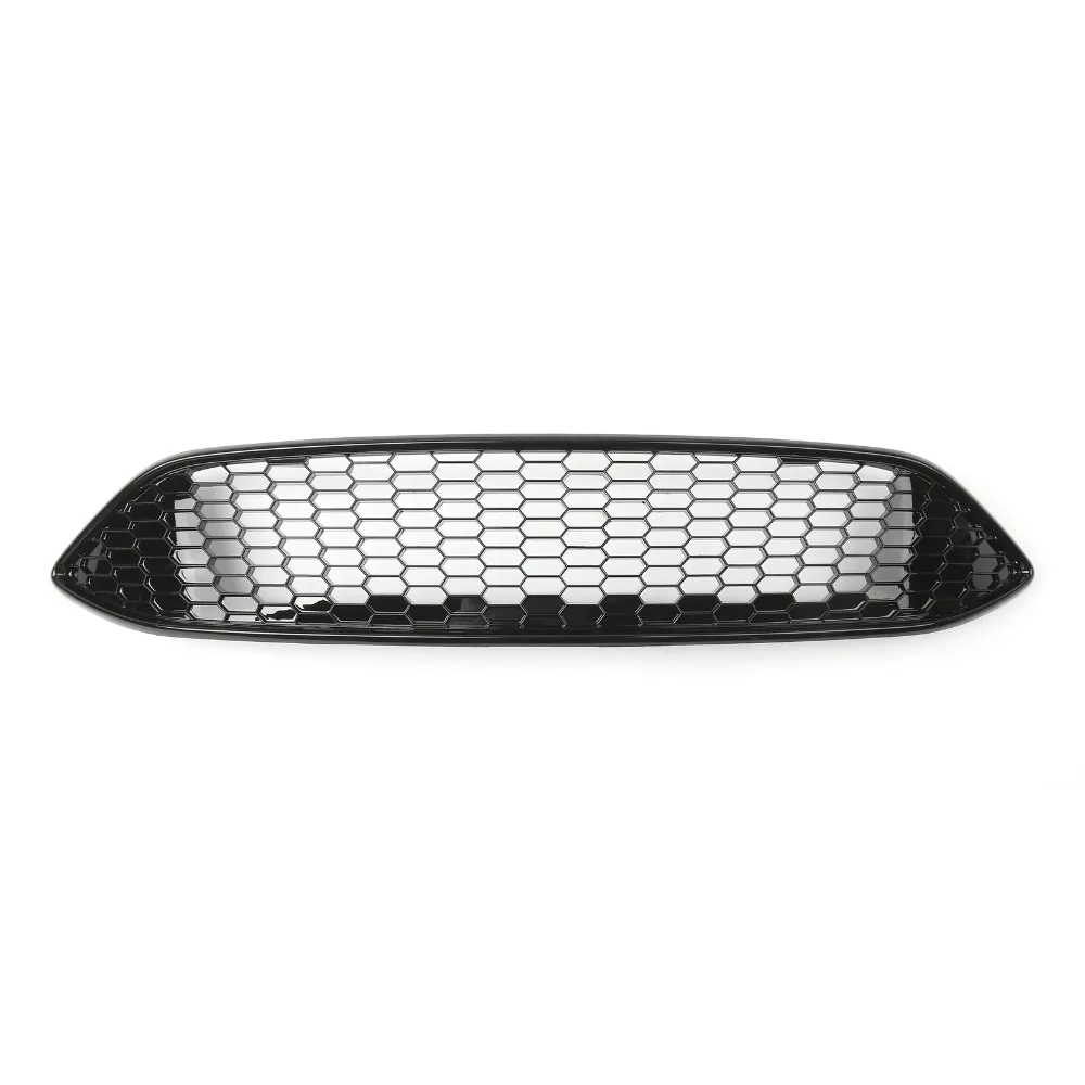 Areyourshop Car Front Upper Bumper Center ABS Mesh Honeycomb Grill for Ford Focus 2015-2016 ABS Plastic Car Styling