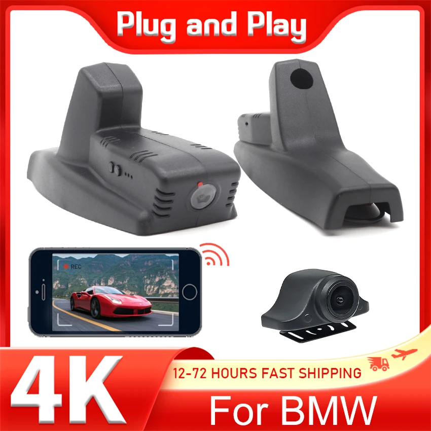 For BMW I3 I01 2013 2014 2015 2016 2017 2018 2019 2020 2021 2022 4K Dash Cam Car DVR 2160P Wifi Car Camera Recorder Dashcam