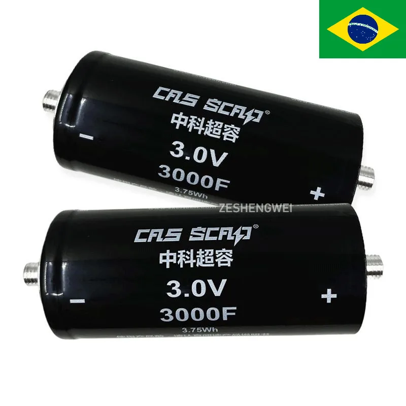 3V 3000 3V 3400F Super Capacitor Farad supercapacitor bank ใหม่ ultra capacitor 3000f Hybrid ระบบจัดเก็บพลังงาน 2.7V 3000F