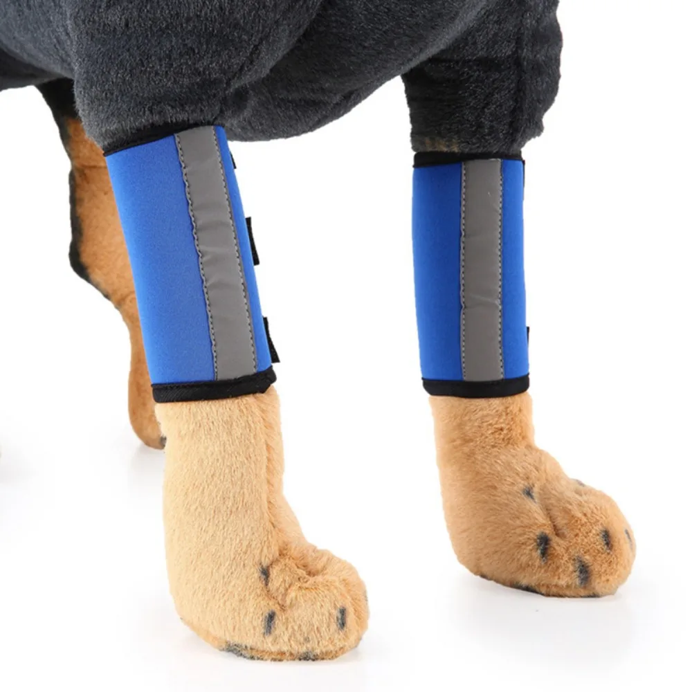 

Dog Accessories Diving Material Soft Shockproof Dog Front Leg Brace Dog Leg Protective Cover Puppy Elbow Pad Pet Knee Pads