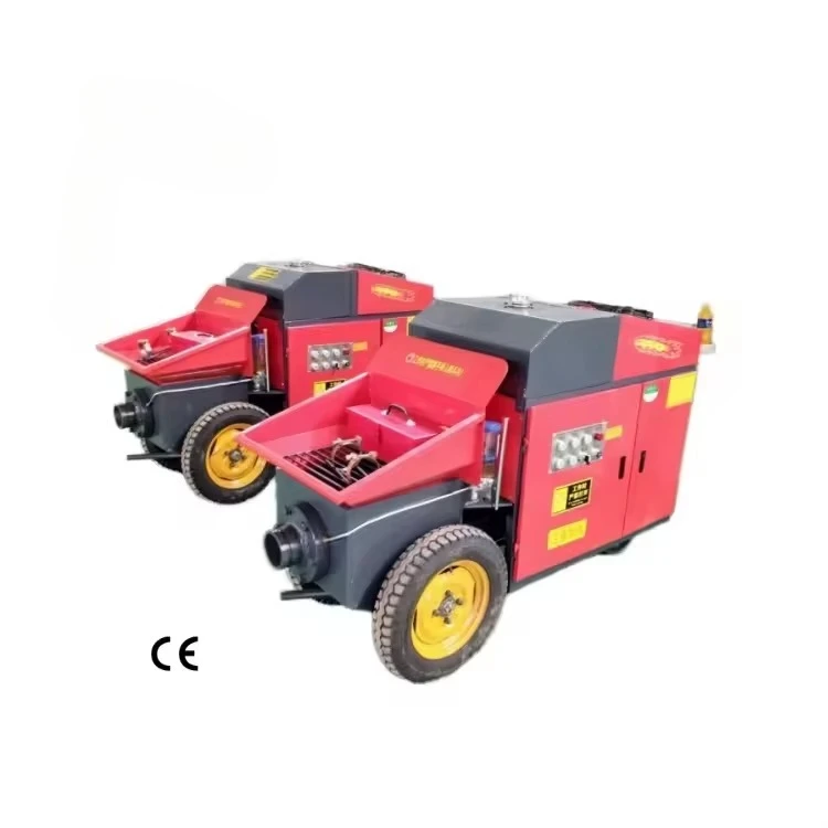 Portable Mini Concrete Mixer Pump Machine Diesel Powered New  Condition 20-60m Vertical Conveying Distance Construction