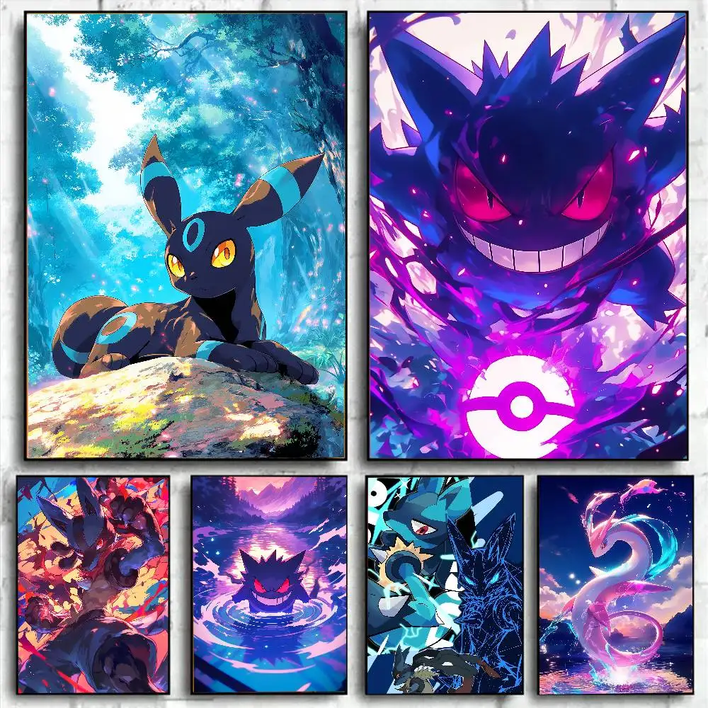 Pokemon Anime Poster Lapras HD Diamond Wall Art Waterproof Print For Bedroom Living Room Home Decor Gift