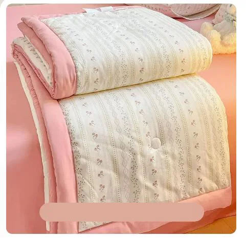 Cotton Air-Conditioning Quilt Cover, Soft Washing, Double Side Printed, Adult and Child, Washable Bed, Home Use, FM455, New