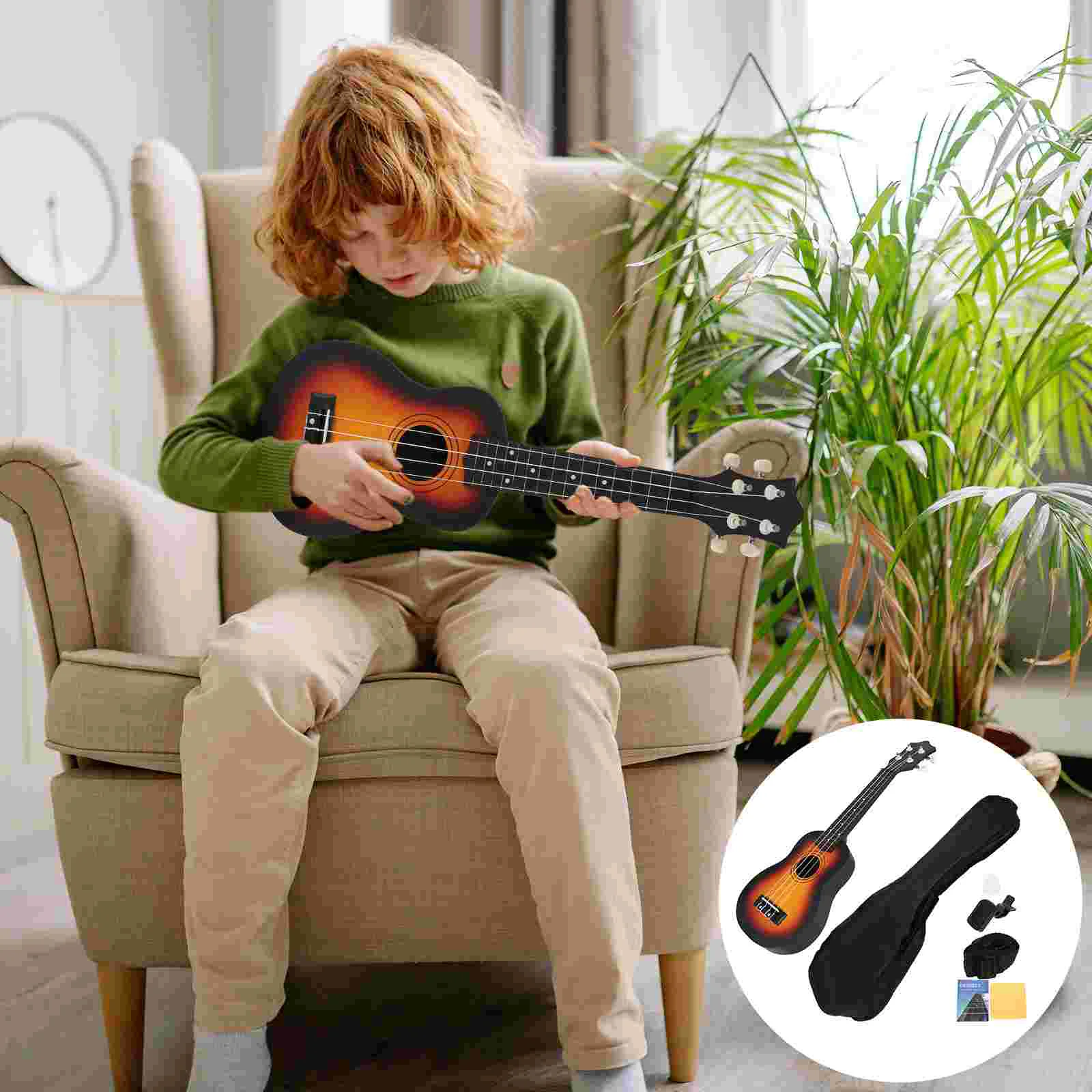 Гитара укулеле, детские игрушки, музыкальные инструменты для Begainers, мини-21, 21 дюйм, фанера из липы для начинающих Гитара укулеле, детские игрушки, музыкальные инструменты для Begainers, мини-21, 21 дюйм, фанера из липы для начинающих