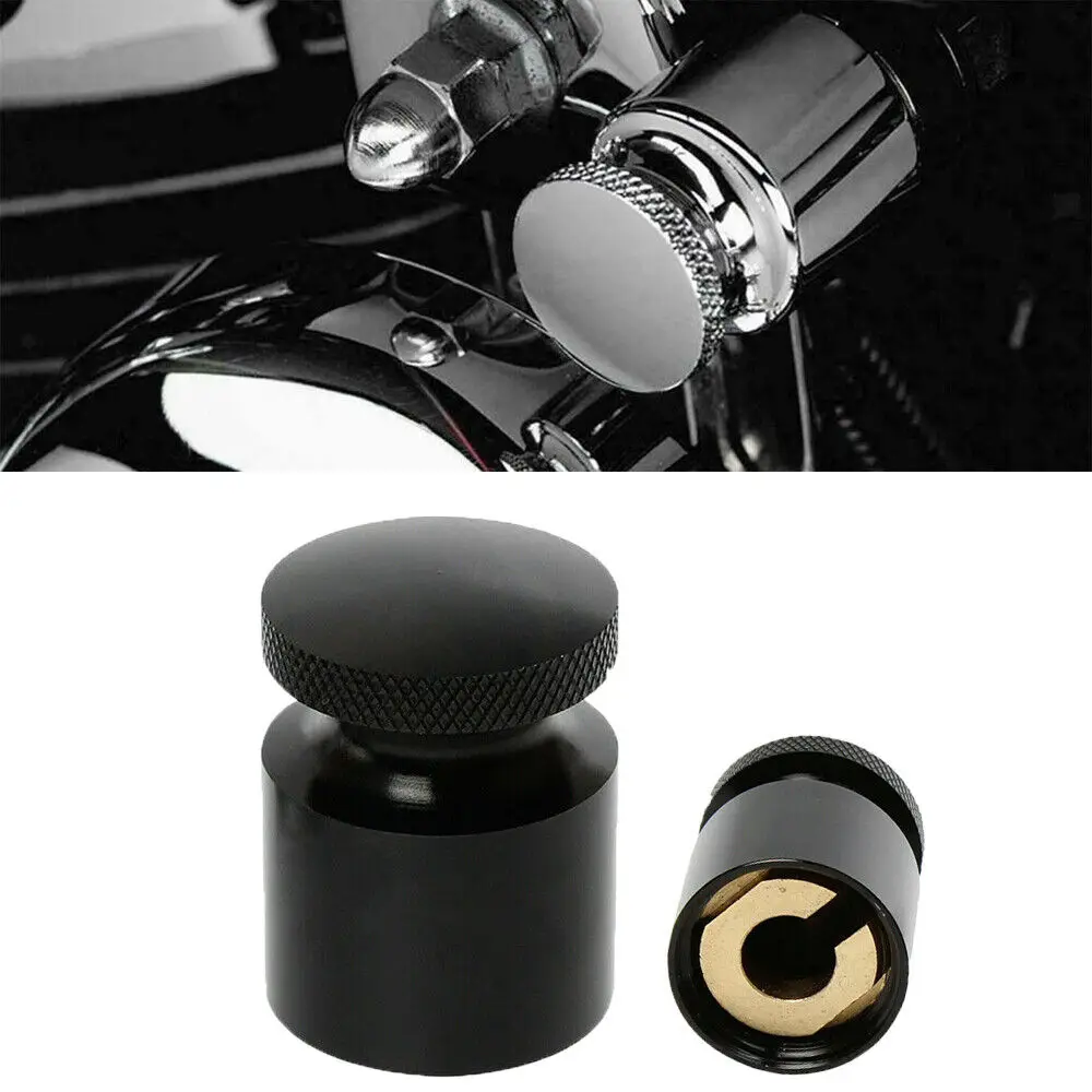 Motorrad Aluminium Universal Choke Knopf Abdeckung für Harley Electra Glide Road King Sportster Kawasaki Vulcan Yamaha V-Star Honda