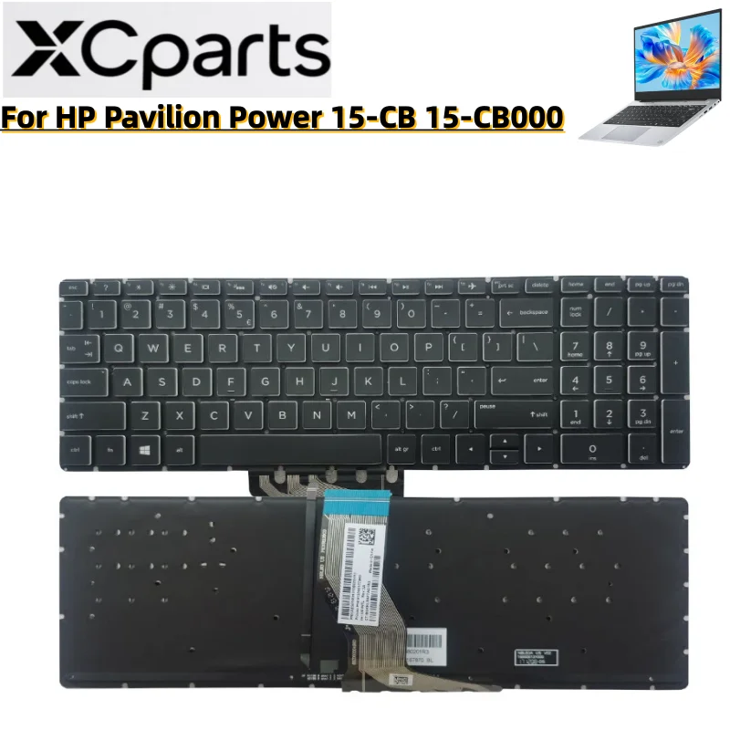 New for HP Pavilion Power 15-CB 15-CB000 15-CB010NR 15-CB024CL 15-CB079NR 15-CB045WM Laptop Keyboard US Backlit 926893-001