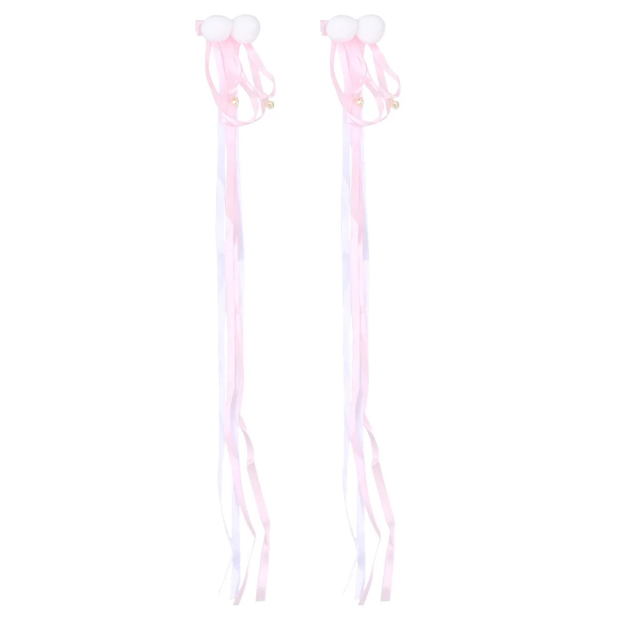 

Hair Clips Kimono Accessories Cosplay Tassel Red Bell Ribbons Hanfu Decorate