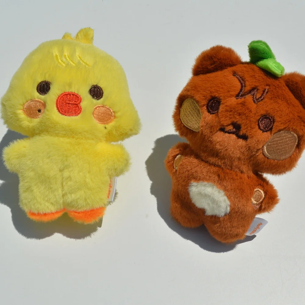 8pcs Kpop 10cm Ateez Aniteez Cute Plushies Keychain Hongjoong Seonghwa Yunho Yeosang San Mingi Wooyoung Keyring Bag Accessories