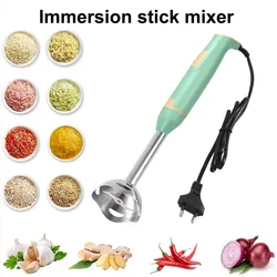 Immersion Hand Stick Blender Electric Food Stick Mixer for Meat Smoothies Sauces for Smoothies Sauces Baby Food Soups