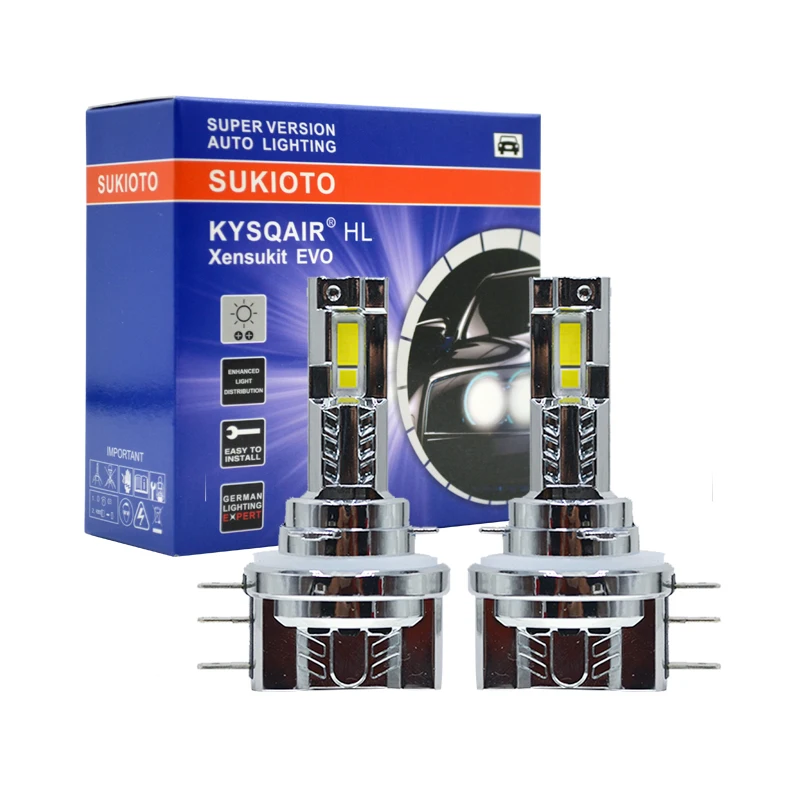 

2PCS H15 Canbus No Error 70W 30000LM LED Headlight H15 High Beam CSP Car Light With DRL Bulb For BMW Audi Mazda VW Golf 6 7