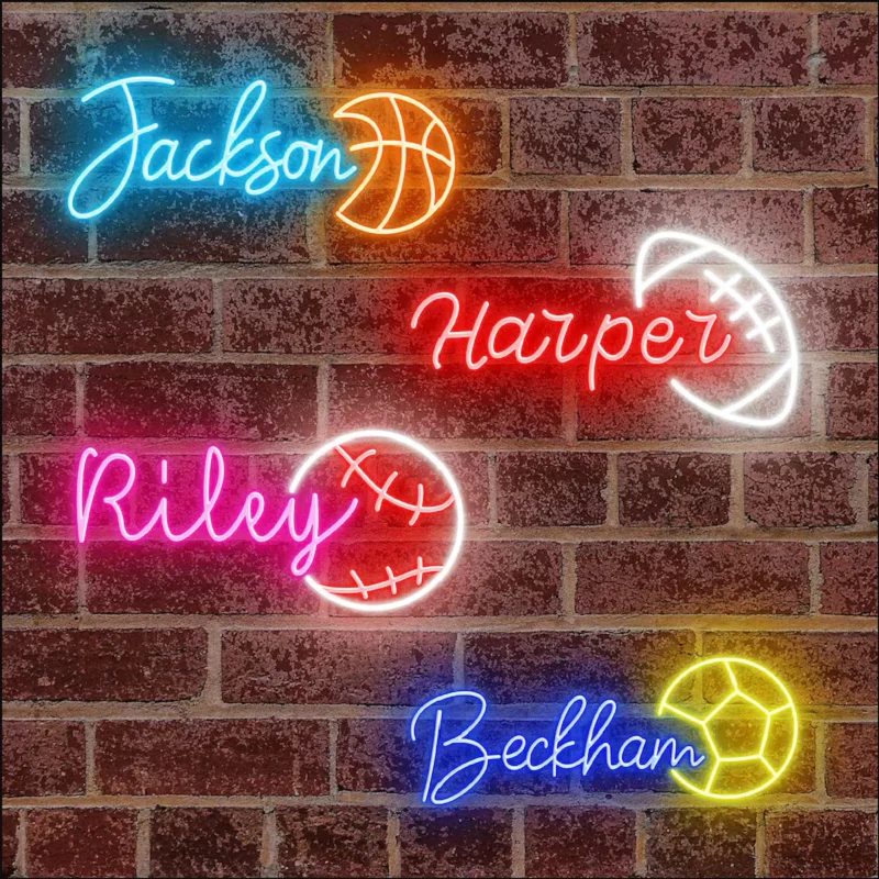 Custom Name Sign Personalized Text Logo Names Customized LED Neon Signs Birthday Wedding Party Bar Wall Light Decoration